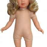 Realistische Puppe Lucia 40 cm mit weichem Stoffkörper