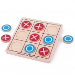 Holz-Tic-Tac-Toe BIGJIGS TOYS natur