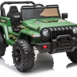 Elektrisches Kinderauto LEAN CARS – grün, 12 V, mit EVA-Rädern und Fernbedienung