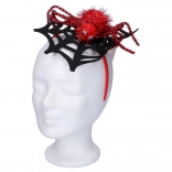 Haarreif mit Spinnennetz und Spinne