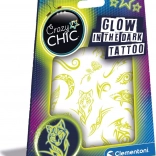 Crazy Chic Leuchtende Tattoos im Dunkeln
