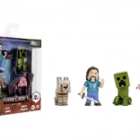 Set aus Metallfiguren MINECRAFT MOVIE 6,5 cm – 4 Stk.