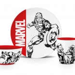 Geschenkset MARVEL – Schüssel, Teller und Becher