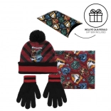 Winterset Harry Potter – Mütze, Schlauchschal und Handschuhe für Kinder