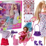 Schwangerschaftspuppe Lucy mit Zubehör