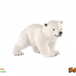 Plastikfigur eines Eisbärjungen 6 cm