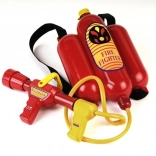 Gasbetriebener Feuerwehr-Rucksack mit Wasserpistole KLEIN