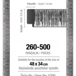 Rahmen für Puzzle 48 × 34 cm, silber