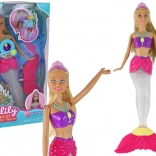 Lalka Anlily Meerjungfrauen-Puppe mit Licht- und Soundeffekten