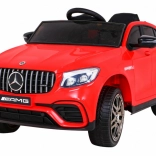 Elektrisches Kinderauto MERCEDES‑BENZ GLC 63 S, rot, mit Fernbedienung
