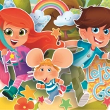 Clementoni Riesen-Bodenpuzzle Maus Gigio 40 Teile