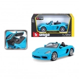 Bburago 1:24 Porsche 718 Boxster Blau