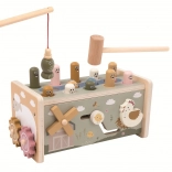 Multifunktionales Holz-Klopfspiel Bauernhof für Kinder 2+