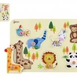 Holzpuzzle ZOO für Kinder