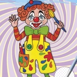 Wassermalbuch A5 - Clowns