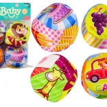 Weiche bunte Lern-Rasselbälle 4 Stk. Set