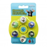 Set aus Glasmurmeln Maulwurf Mix 6 Stk.