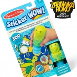 Sticker Wow - Buch und Stempel mit Aufklebern - Meeresschildkröte