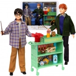 Harry Potter und Ron Weasley im Hogwarts-Express - Puppen-Set