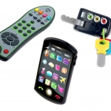 Trio-Set Tech Too – Schlüssel, TV-Fernbedienung und Kinder-Smartphone