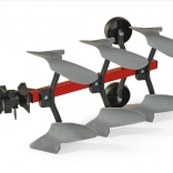 Rolly Toys Wende-Mehrscharpflug NIEMEYER für Kindertraktoren