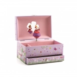 Spieluhr-Schmuckkästchen Mädchen mit Vögelchen DJECO