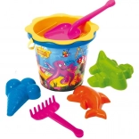 Sandspielset mit Rechen 7-tlg. Mix