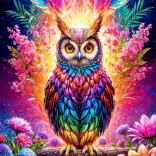 Enjoy Puzzle Neon-Eule 2000 Teile