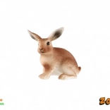 Hasenfigur – realistisch gestaltetes Jungtier, 6 cm