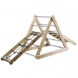 Holzspielplatz XL Montessori Klettergerüst Set