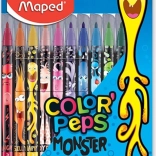 Filzstifte MAPED Color'Peps Monster, Set mit 12 Farben