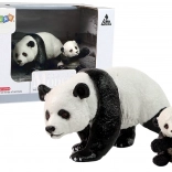 Panda-Figuren Set mit Jungtier Tiere der Welt