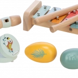Set aus Kinder-Musikinstrumenten