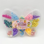 Set aus Gummibändern und Perlen zur Herstellung von Loom-Band-Armbändern, 338 Stk.