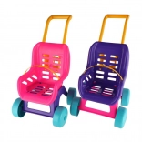 Teddies Puppenwagen Buggy Sport rosa‑lila