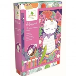 Artissimo - Glitzernde Sandmalerei Kätzchen