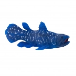 Realistische Figur des Fisches Quastenflosser