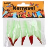 Hexenfinger aus Plastik 5 Stk.