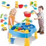 Woopie Wasser- und Sandspieltisch 2-in-1 mit Mühle und 14 Zubehörteilen