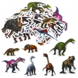 Sticker-Set für Kinder mit Dinosauriern 4-7cm 50 Stk.