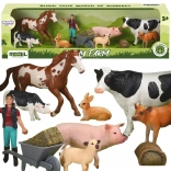 Woopie Glückliche Farm – Set mit 10 Tierfiguren