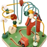 Motivierendes Perlenlabyrinth Bauernhof