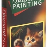 Diamantmalerei Weihnachtskätzchen 30 × 30 cm