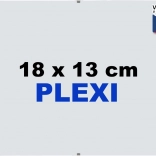 Euroclip-Rahmen 18 × 13 cm aus Plexiglas
