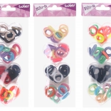 Set mit 48 Haargummis