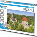 Touristenpuzzle Burg Kokořín 1000 Teile