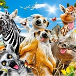 Puzzle 200 Teile African Selfie