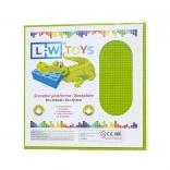 Große Bauplatte 50×50 Noppen, limettengrün