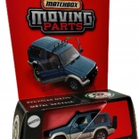 Matchbox Moving Parts Mitsubishi Pajero 1991 blaues Geländewagen-Modell