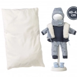 Llorens Outfit für Puppe New Born 40–42 cm, 6‑teiliges Set mit beidseitigem Kissen